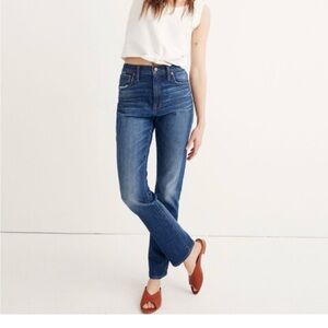 Madewell the high rise slim boyjean jeans